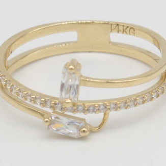 ANILLO ORO 14KL 1.9 T8 AN14K43
