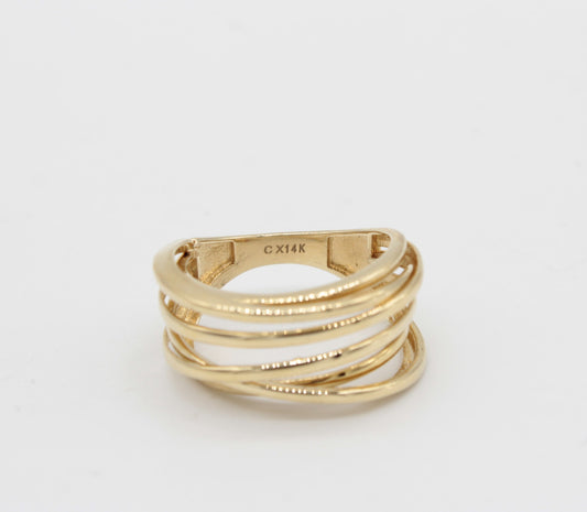 ANILLO ORO 14KL 4.4 T7.5 AN14K6