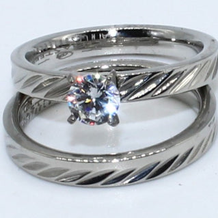 DUO ANILLOS ACERO ANAC58