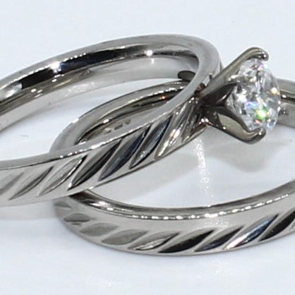 DUO ANILLOS ACERO ANAC58