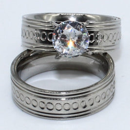 DUO ANILLOS ACERO ANAC60