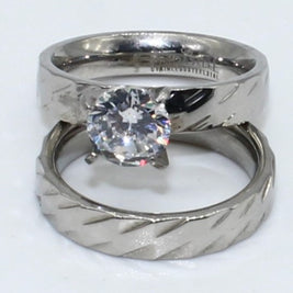 DUO ANILLOS ACERO ANAC67