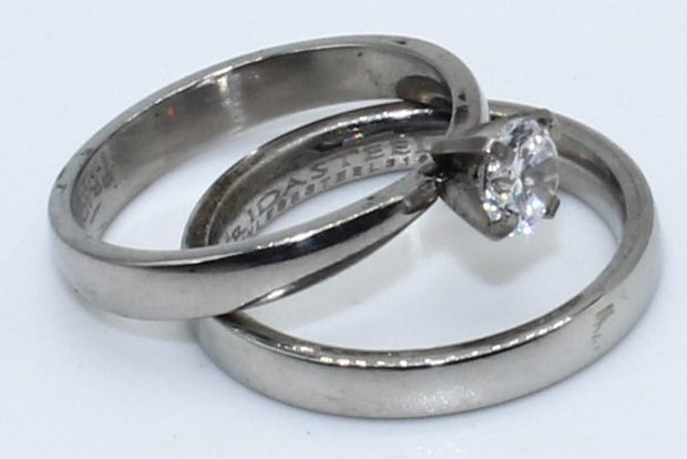 DUO ANILLOS ACERO ANAC80