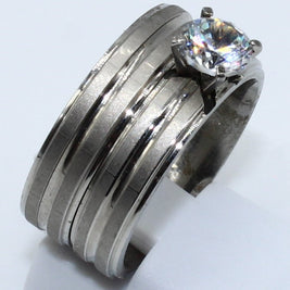DUO ANILLOS ACERO ANAC85