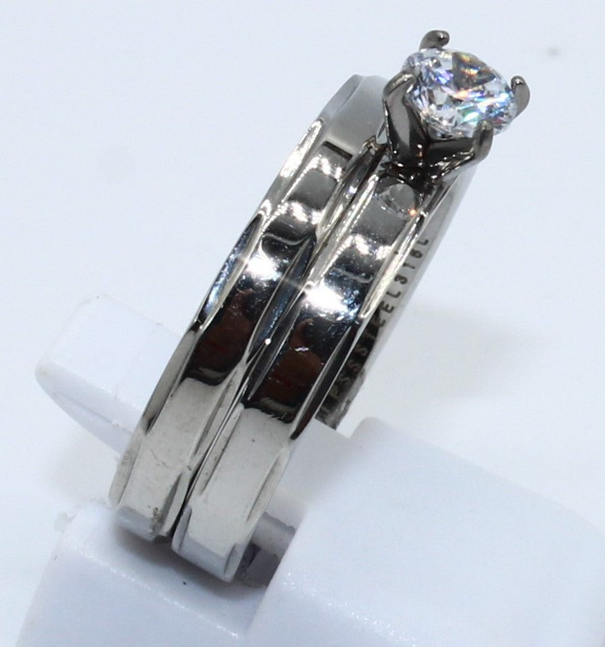 DUO ANILLOS ACERO ANAC86