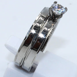 DUO ANILLOS ACERO ANAC86