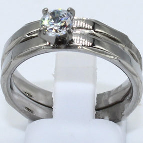 DUO ANILLOS ACERO ANAC86