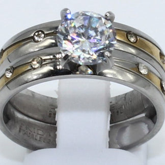 DUO ANILLOS ACERO ANAC91