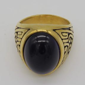 ANILLO ACERO BAC EG 001 Lalú Joyas