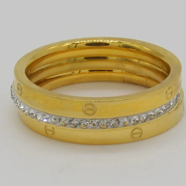 ANILLO ACERO BAD AA 010 Lalú Joyas