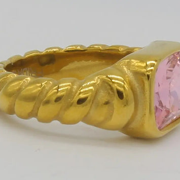 ANILLO ACERO BAD AE 001 Lalú Joyas