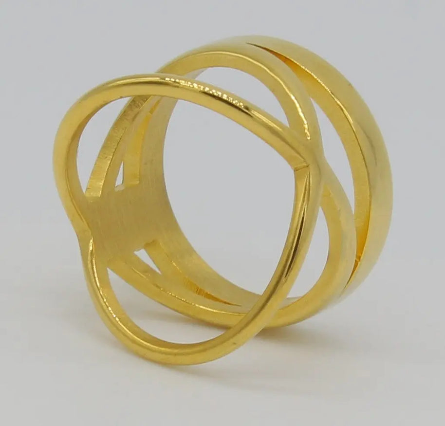 ANILLO ACERO BAD AJ 045 Lalú Joyas