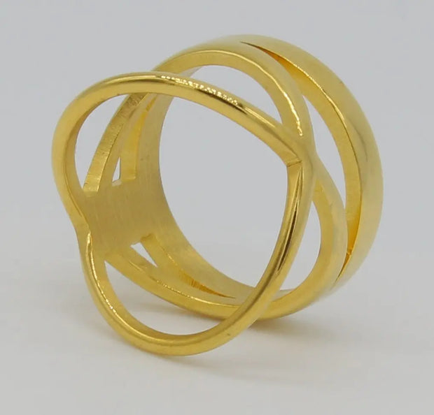 ANILLO ACERO BAD AJ 045 Lalú Joyas
