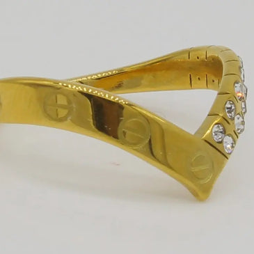 ANILLO ACERO BAD BK 012 Lalú Joyas