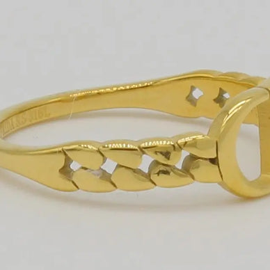 ANILLO ACERO BAD BK 018 Lalú Joyas