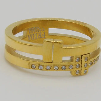 ANILLO ACERO BAD BU 076 Lalú Joyas