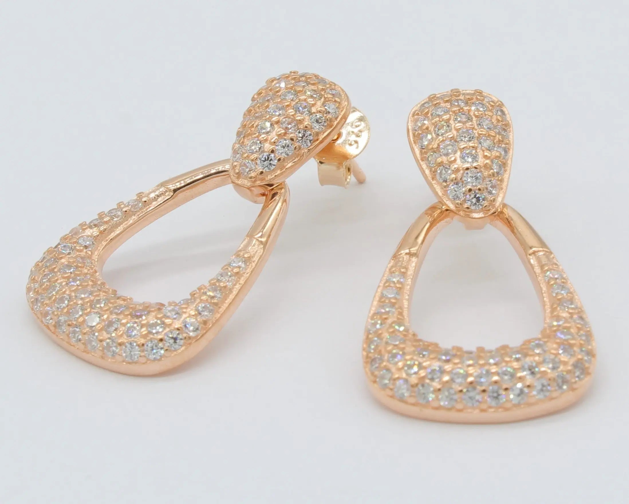 ARETE PLATA ARG21 PL ROS 5.8 Lalú Joyas