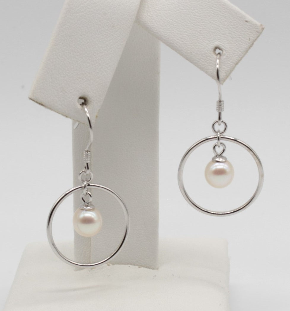 ARETE PLATA CON PERLA ARPERVG40