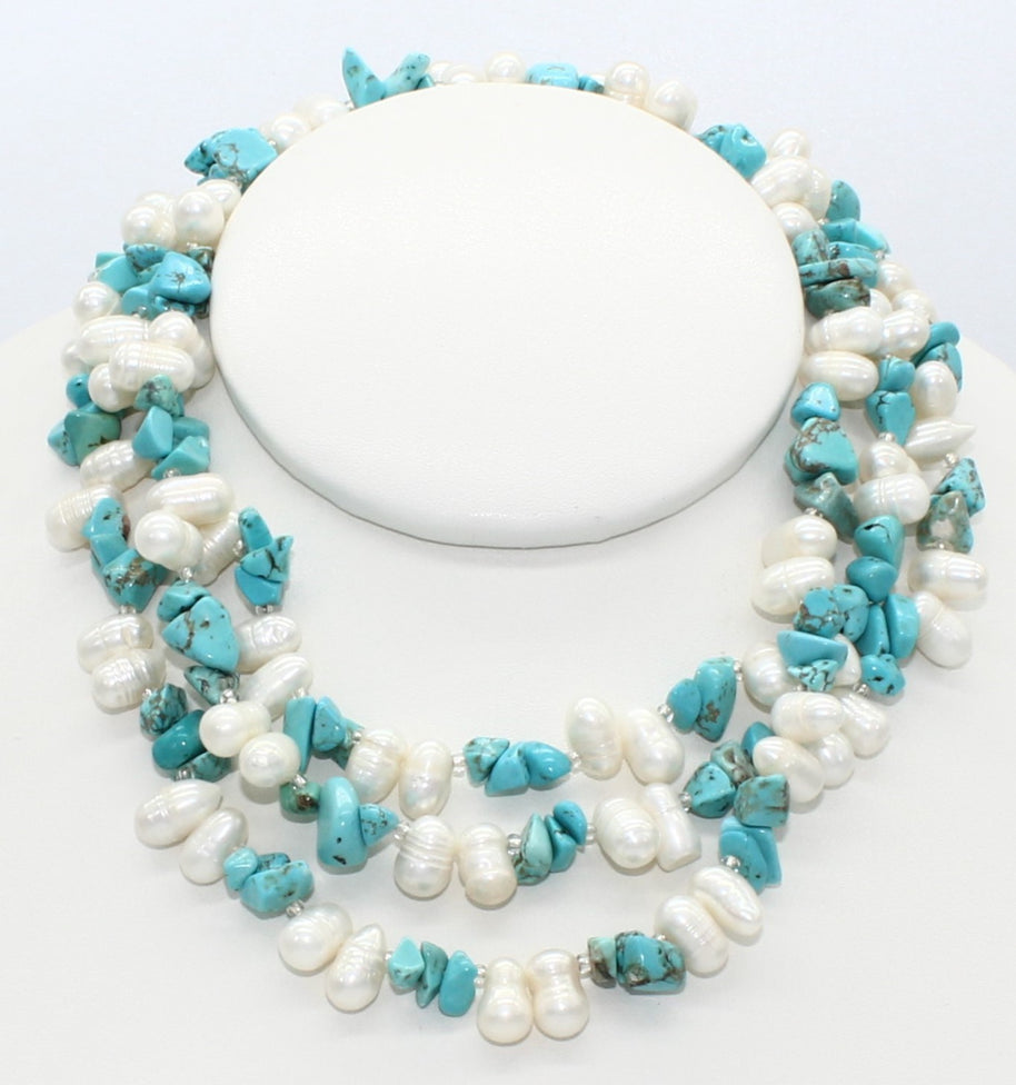 COLLAR LARGO PERLA COPERVG69