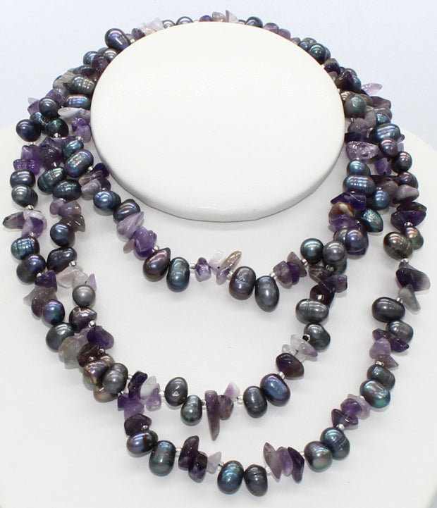 COLLAR LARGO PERLA COPERVG69