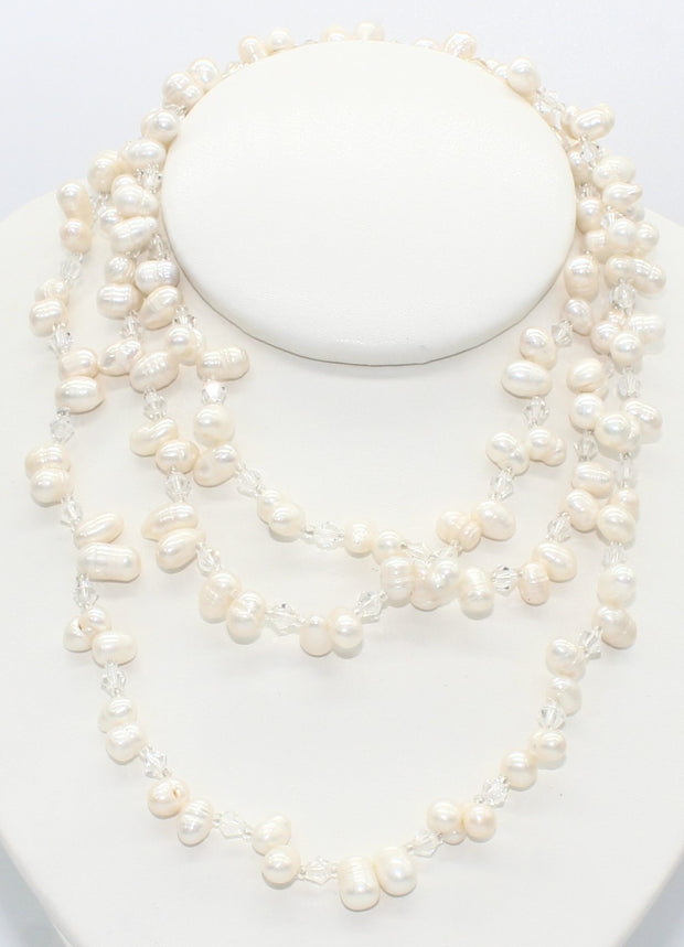 COLLAR LARGO PERLA COPERVG69