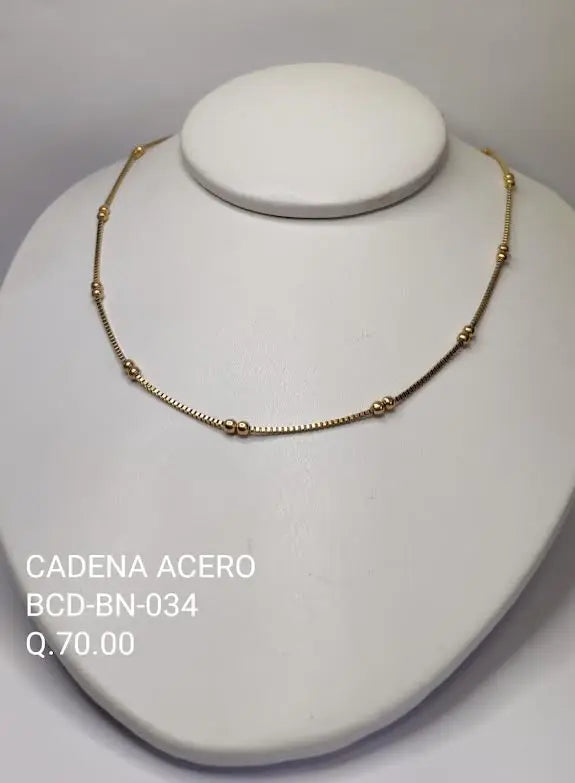 CADENA ACERO BCD BN 034 Lalú Joyas
