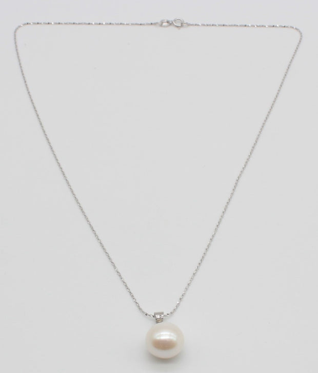 CADENA DE PLATA Y DIJE PERLA COPERVG123
