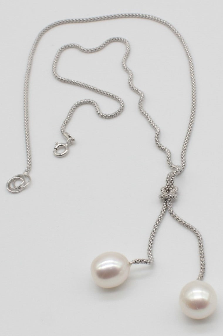 CADENA DE PLATA Y DIJES DE PERLAS COPERVG124