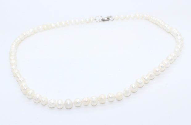 COLLAR PERLA CON BROCHE PLATA COPERVG87