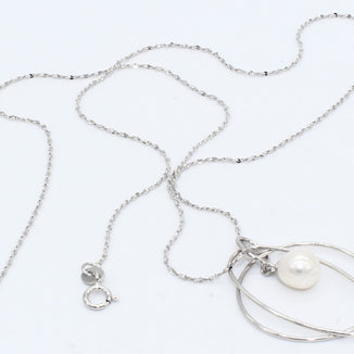 CADENA PLATA CON DIJE PERLA COPERVG90