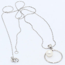 CADENA PLATA CON DIJE PERLA COPERVG91