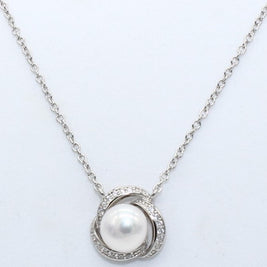 CADENA PLATA CON DIJE PERLA COPERVG97