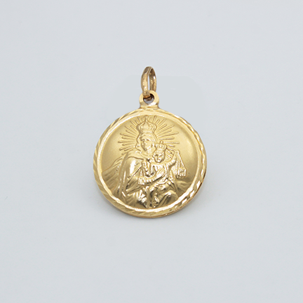 DIJE MEDALLA ORO 14KL 2.7 DI14K16