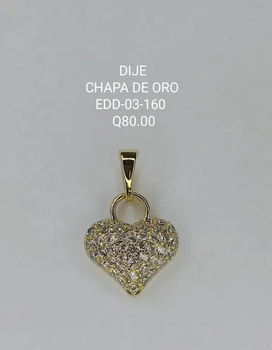 DIJE CHAPA EDD 03 160 Lalú Joyas