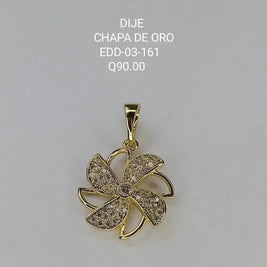 DIJE CHAPA EDD 03 161 Lalú Joyas