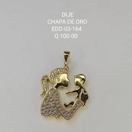DIJE CHAPA EDD 03 164 Lalú Joyas