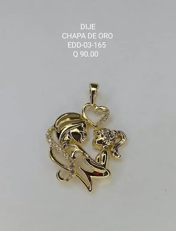 DIJE CHAPA EDD 03 165 Lalú Joyas