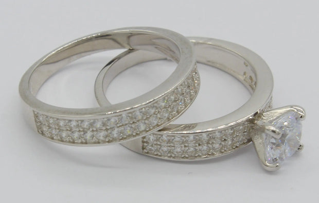 DUO ANILLOS DE PLATA 925 GAN17 Lalú Joyas