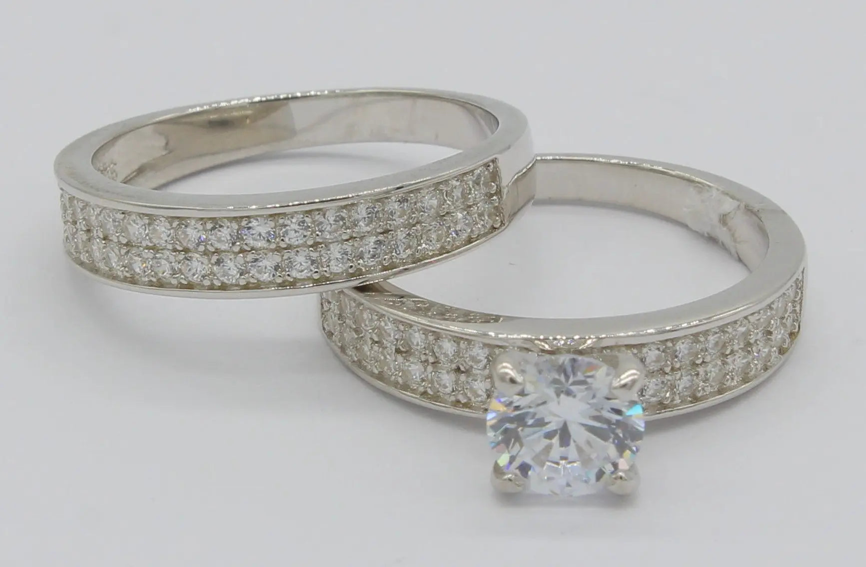 DUO ANILLOS DE PLATA 925 GAN17 Lalú Joyas
