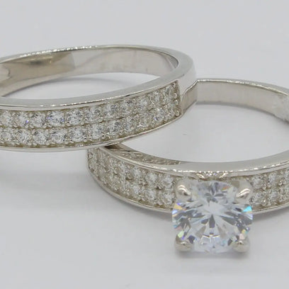 DUO ANILLOS DE PLATA 925 GAN17 Lalú Joyas