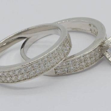 DUO ANILLOS DE PLATA 925 GAN22 Lalú Joyas