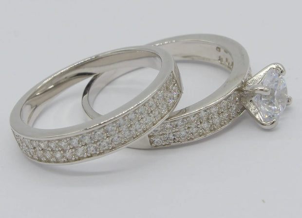 DUO ANILLOS DE PLATA 925 GAN22 Lalú Joyas