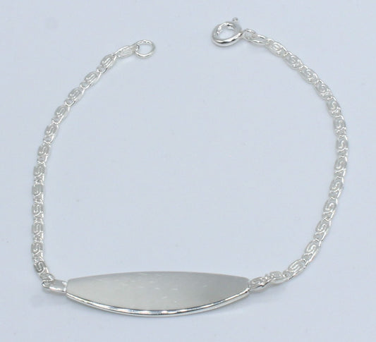 PULSERA PLATA PL ESP 4.5 EOM0055