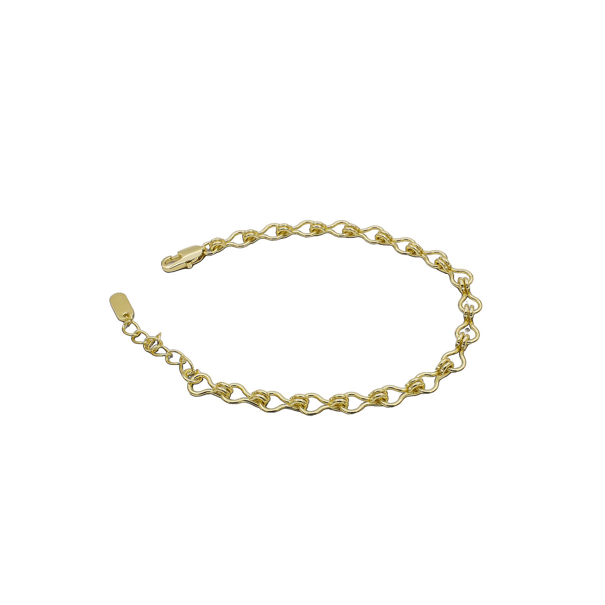 PULSERA LAMINADO CHAPA DE ORO LCC-41900001