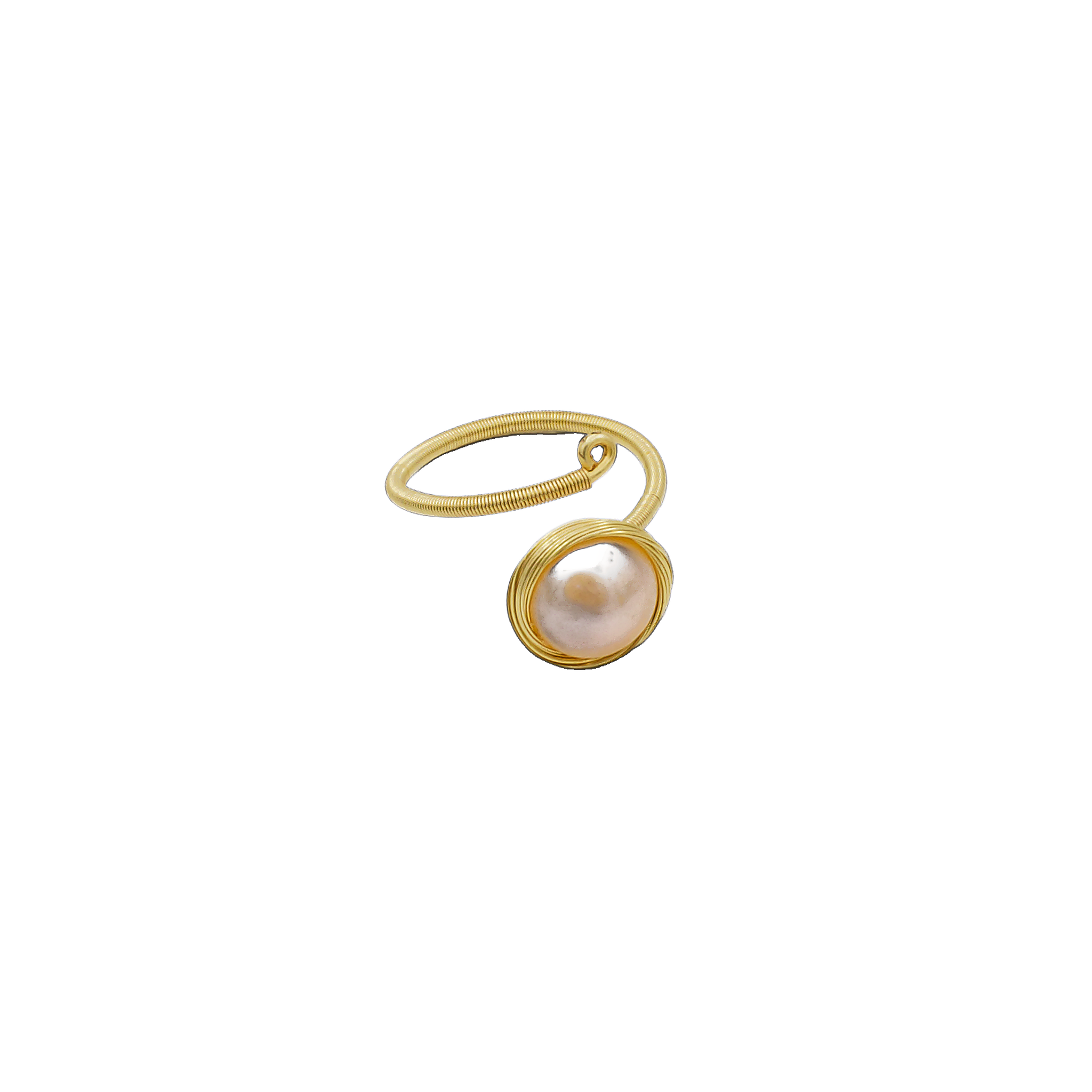 ANILLO PERLA AJUSTABLE LQ-020