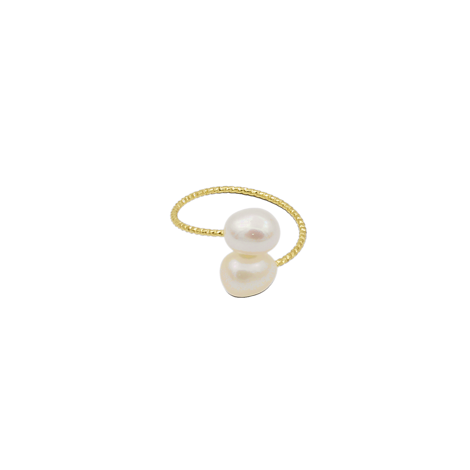 ANILLO PERLA AJUSTABLE LQ-024