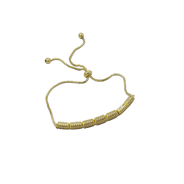 PULSERA CHAPA DE ORO LS-01740001