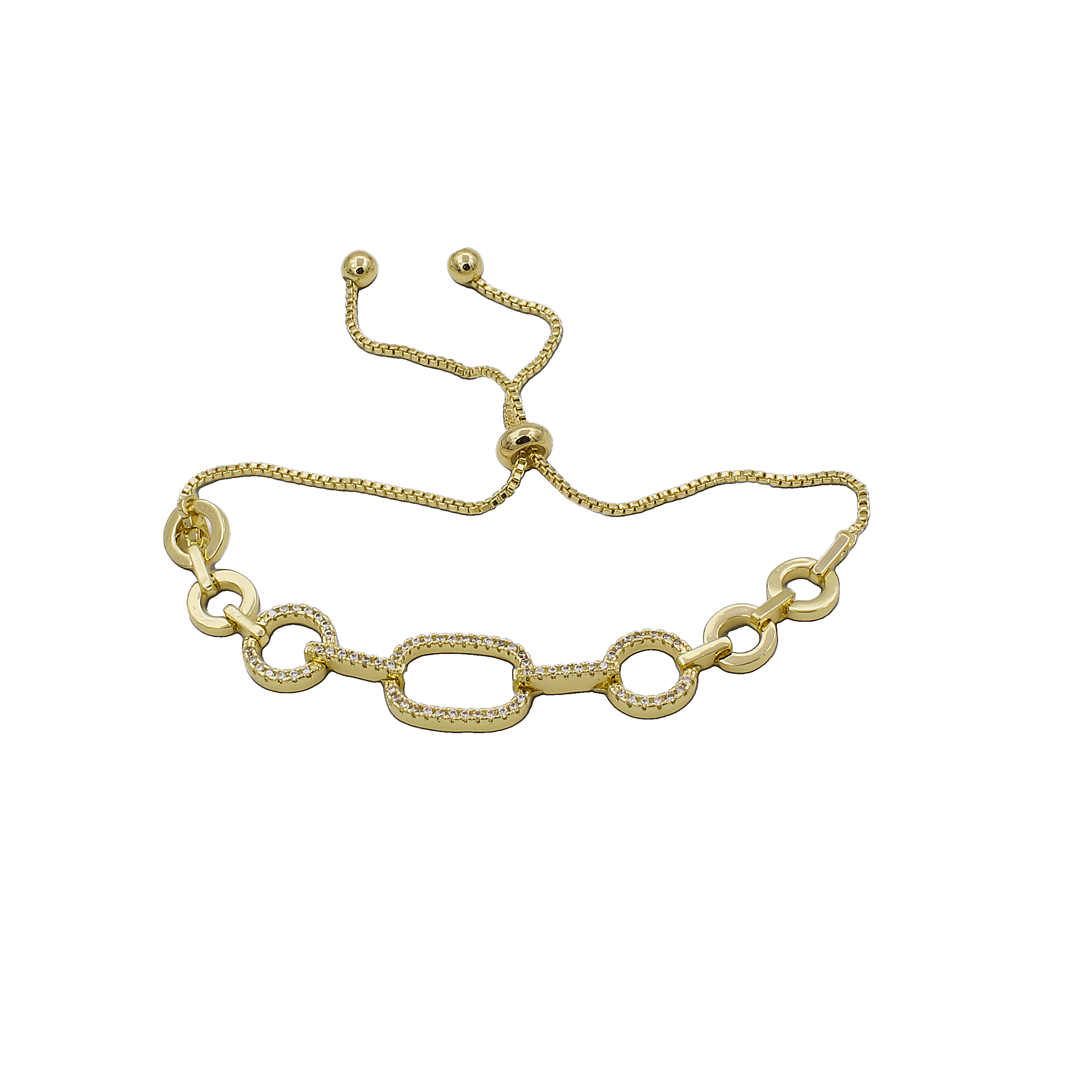 PULSERA CHAPA DE ORO LS-05960004