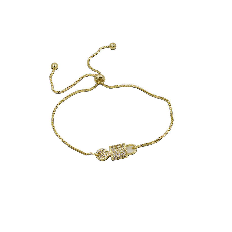 PULSERA CHAPA DE ORO LS-07910004