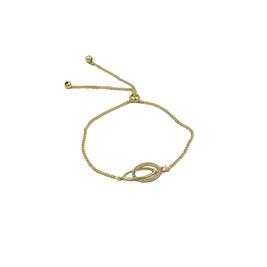 PULSERA CHAPA DE ORO LS-10510003